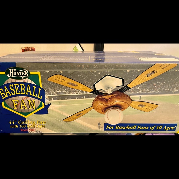 Hunter Other Hunter 44 Baseball Ceiling Fan Poshmark